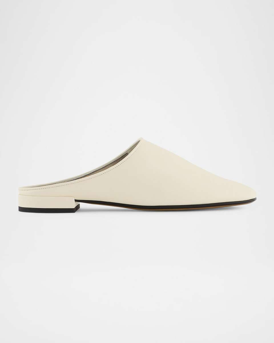 Soft Calfskin Ballerina Mules